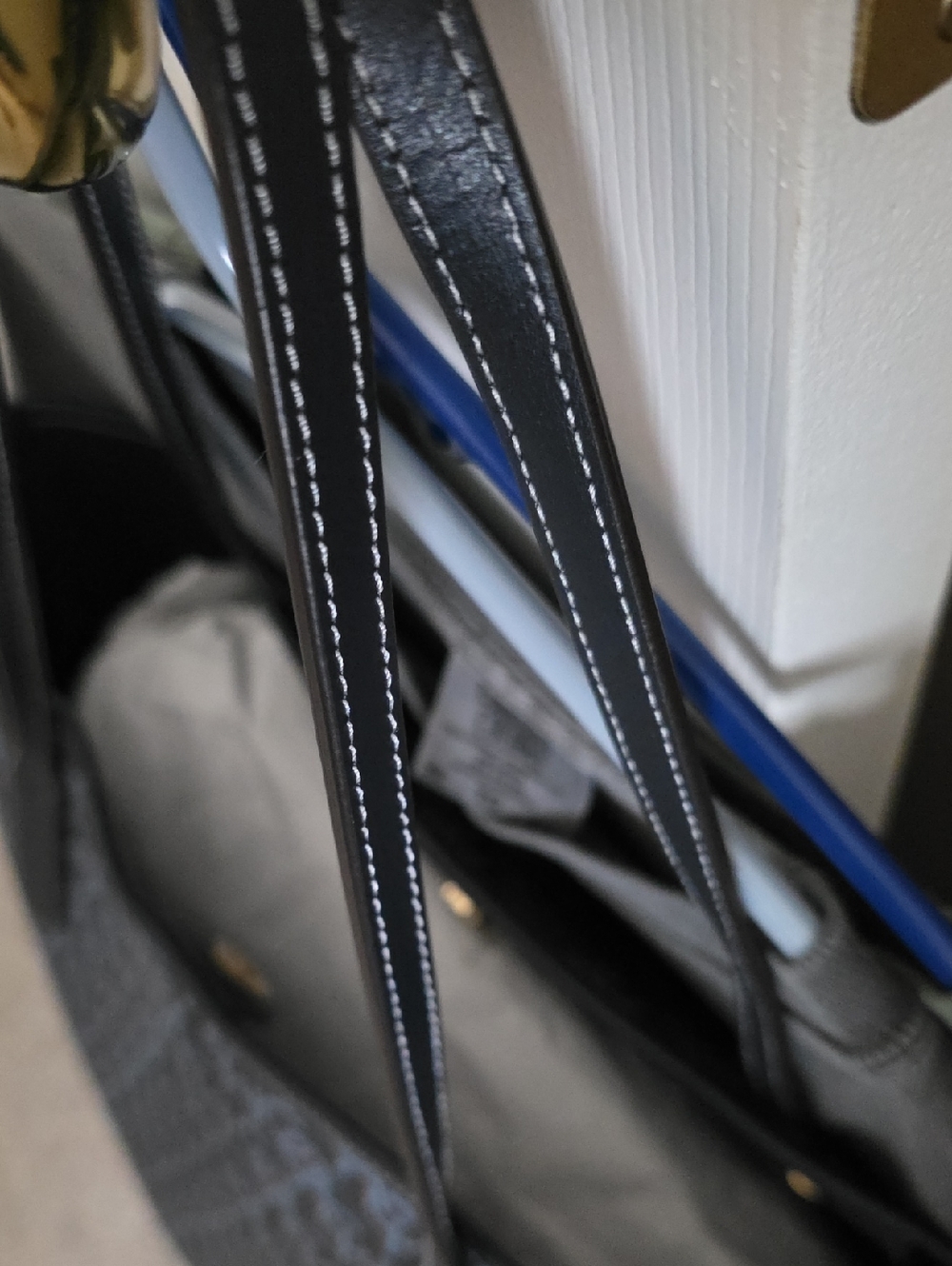 Coach Signature Large Tote Bag in Blue - Picture 8 of 10